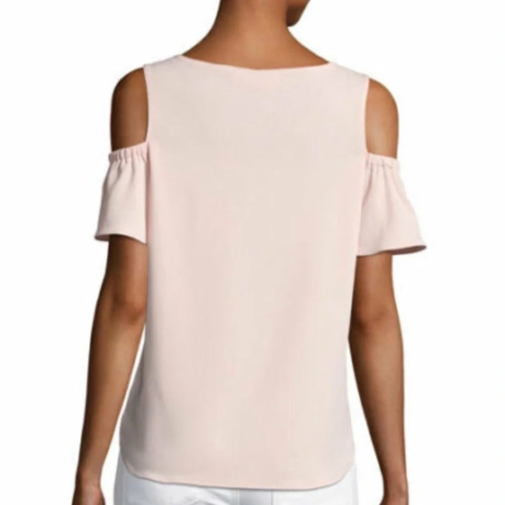 AMANDA UPRICHARD Dryden Cold Shoulder Top - Picture 2 of 9